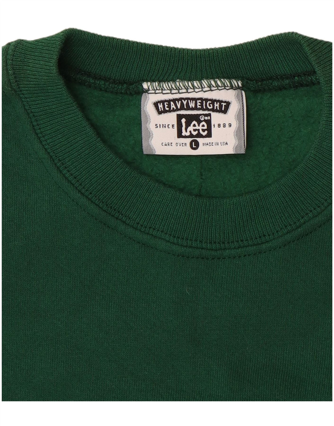 LEE Boys Sweatshirt Džemper 11-12 godina veliki zeleni pamuk