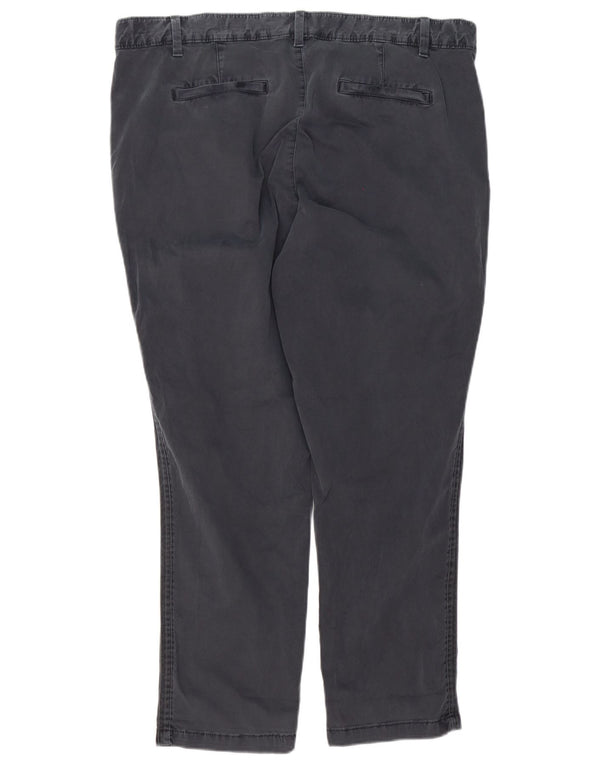 Gap ženske sužene chino hlače UK 18 XL W36 L28 sivi pamuk