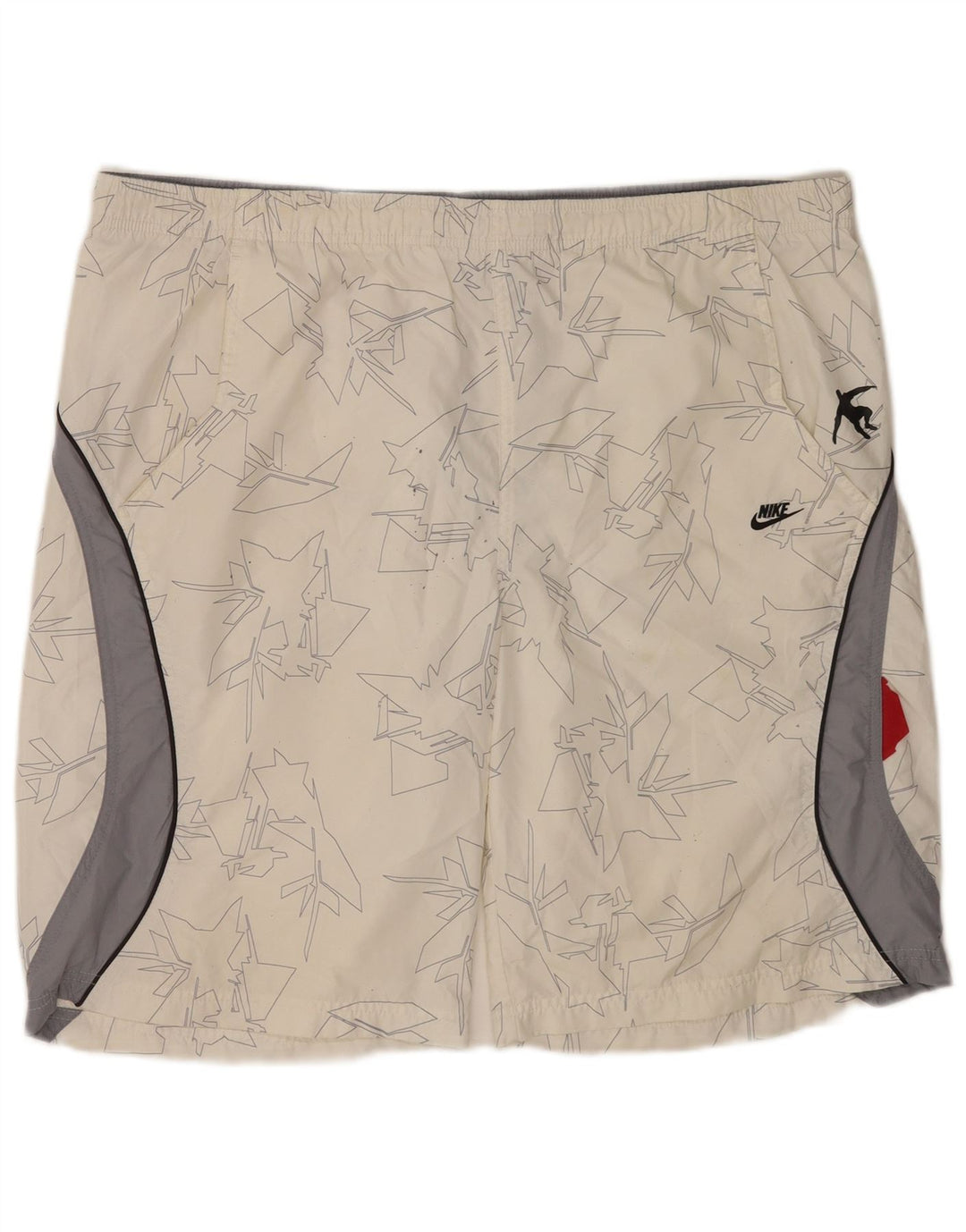 Nike muške sportske kratke hlače XL bijeli poliester u boji