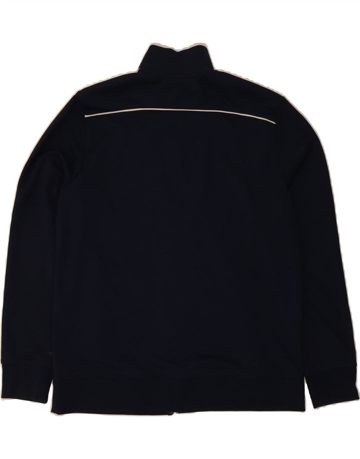 STARTER Mens Tracksuit Top Jacket UK 42/44 Large Navy Blue Colourblock Vintage Starter and Second-Hand Starter from Messina Hembry 