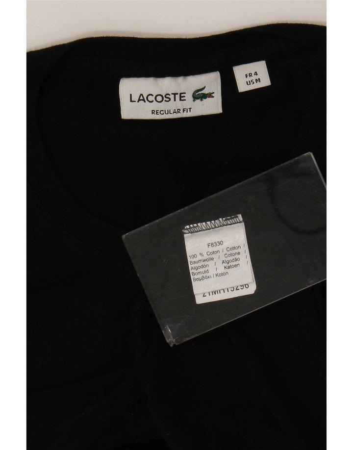 Lacoste muška majica kratkih rukava Regular Fit, gornja veličina 4, srednji crni pamuk