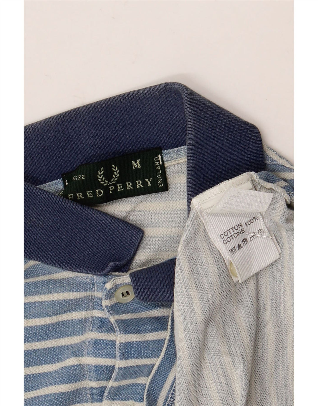 Fred Perry muška polo majica srednje plave pamučne pruge