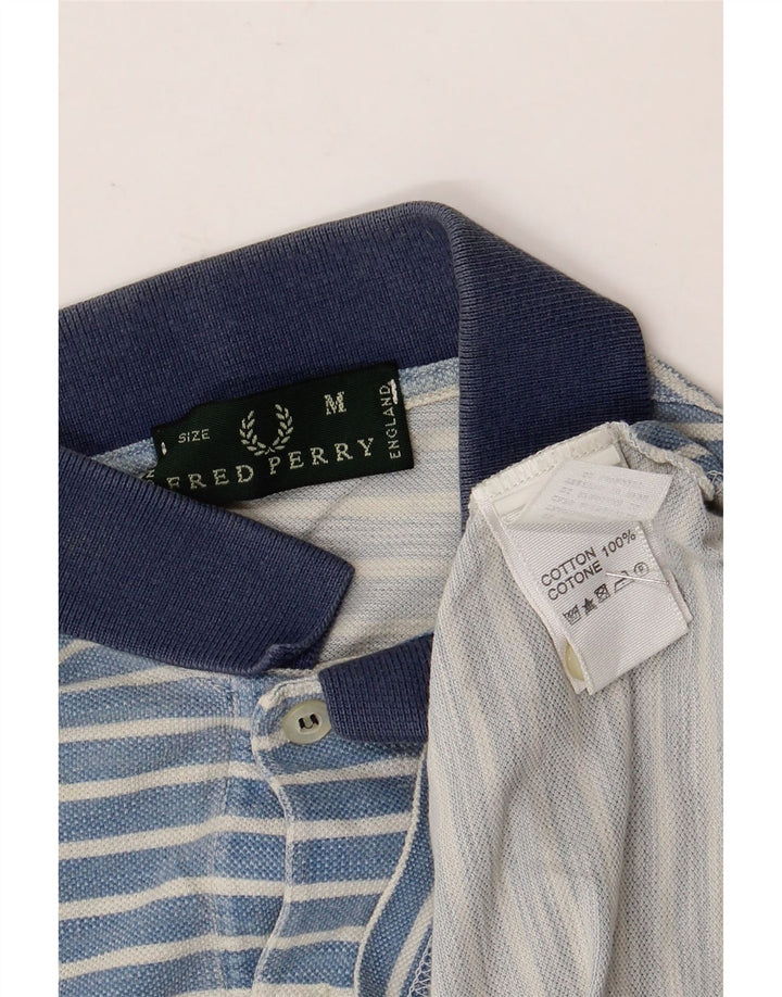 Fred Perry muška polo majica srednje plave pamučne pruge