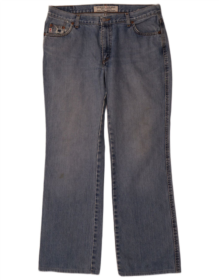 Muške ravne traperice Guess Distressed W34 L31 Plave