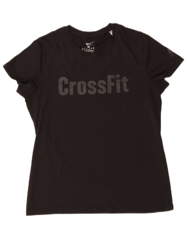 Reebok ženska majica kratkih rukava Cross Fit UK 12/14 srednje crna poliester