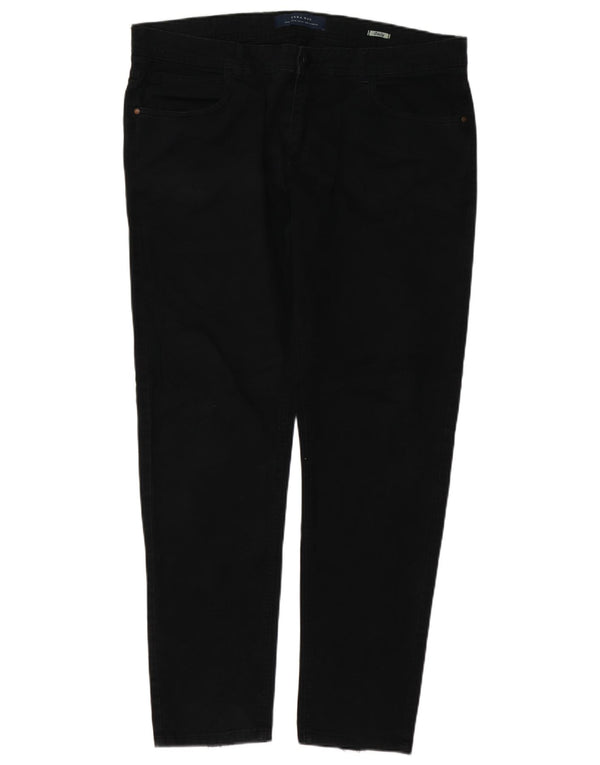 Zara Mens Slim Jeans EU 46 XL W36 L31 Black