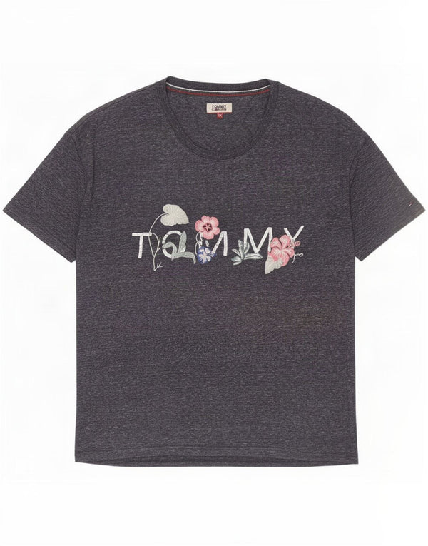 Tommy Hilfiger ženska majica kratkih rukava s grafičkim motivima UK 6 XS tamnoplava cvjetna