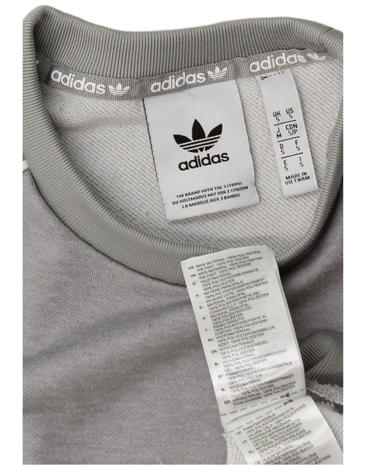 Adidas muški džemper mali sivi poliester