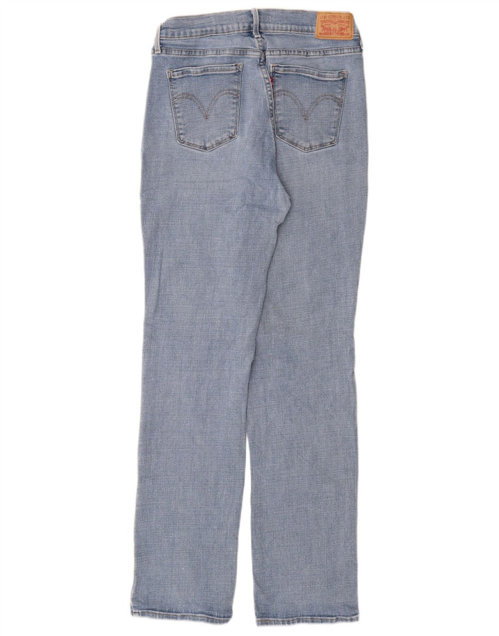 LEVI'S ženske 505 ravne traperice US 8 srednje W29 L32 plavi pamuk