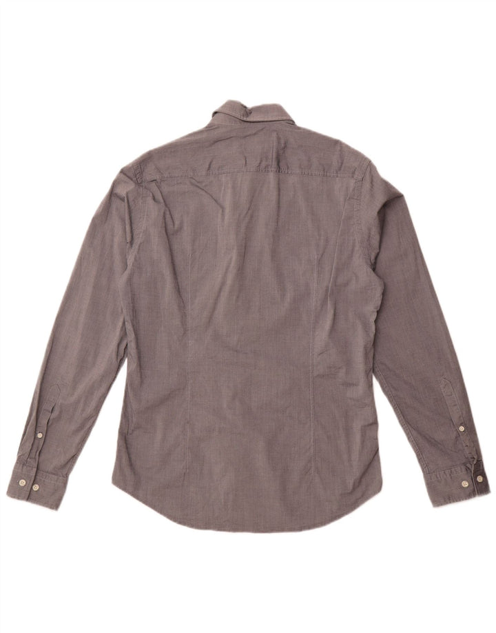 Hugo Boss muška majica standardnog kroja Mala siva pamučna