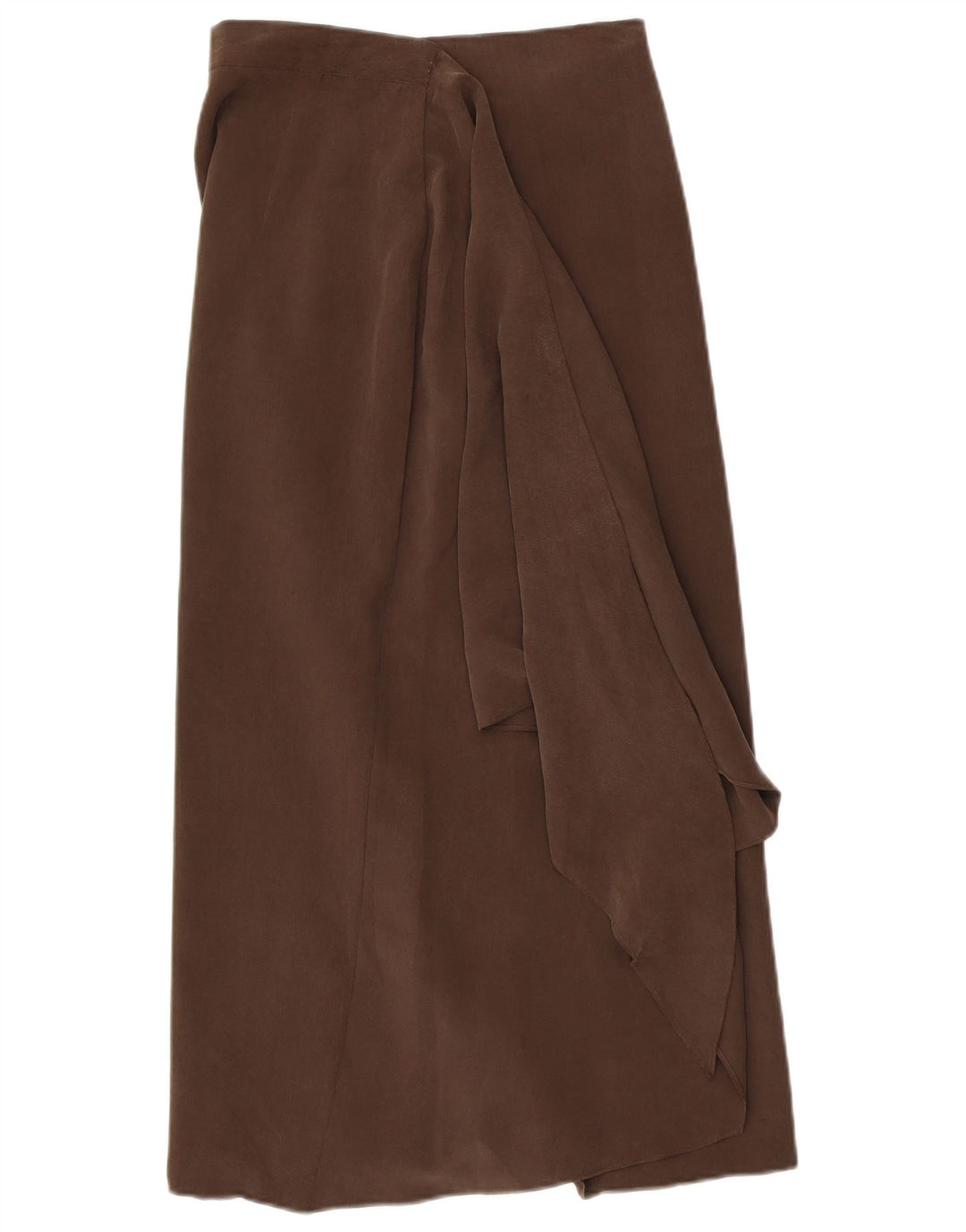 Vintage ženska suknja na omot W28 srednje siva