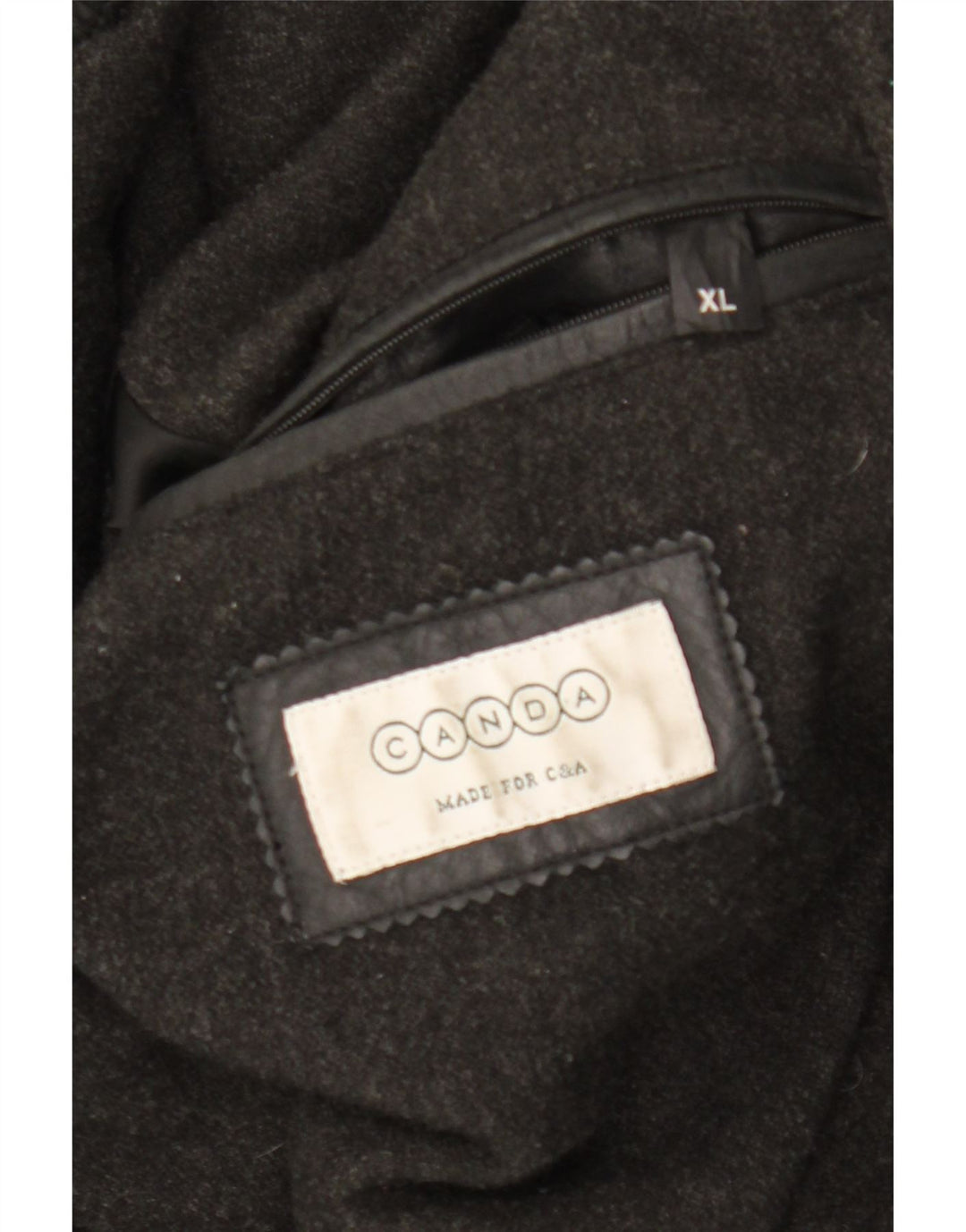 Canda muška kožna jakna UK 42 XL crna koža