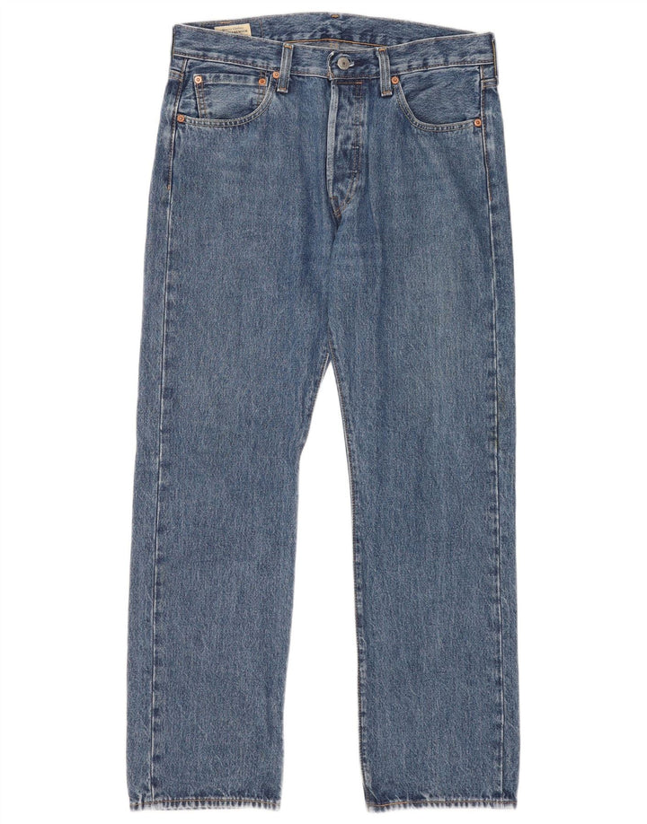Levi's muške 501 ravne traperice W32 L30 plave