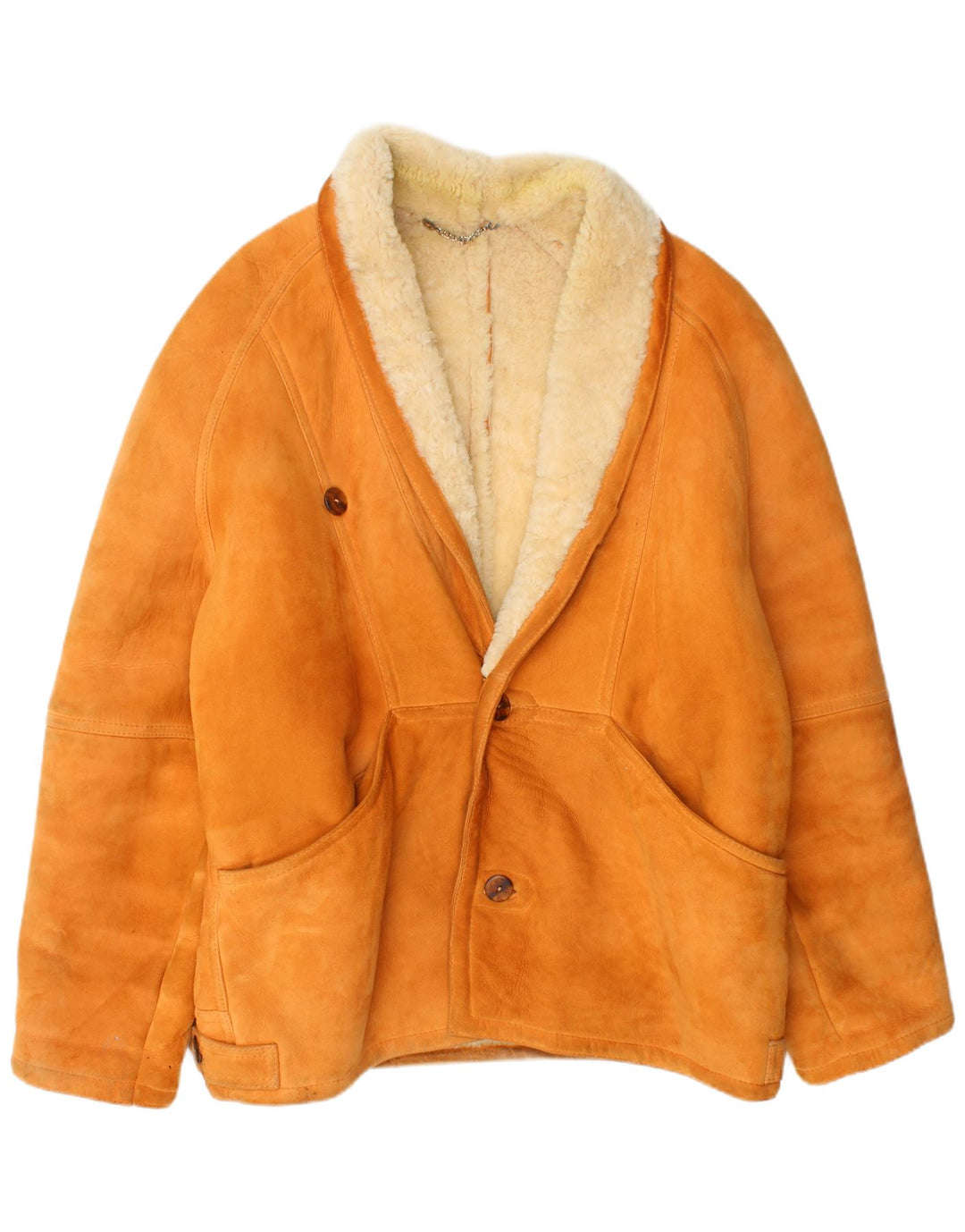 VINTAGE muška jakna s ovčicama IT 52 XL, bež ovčicama