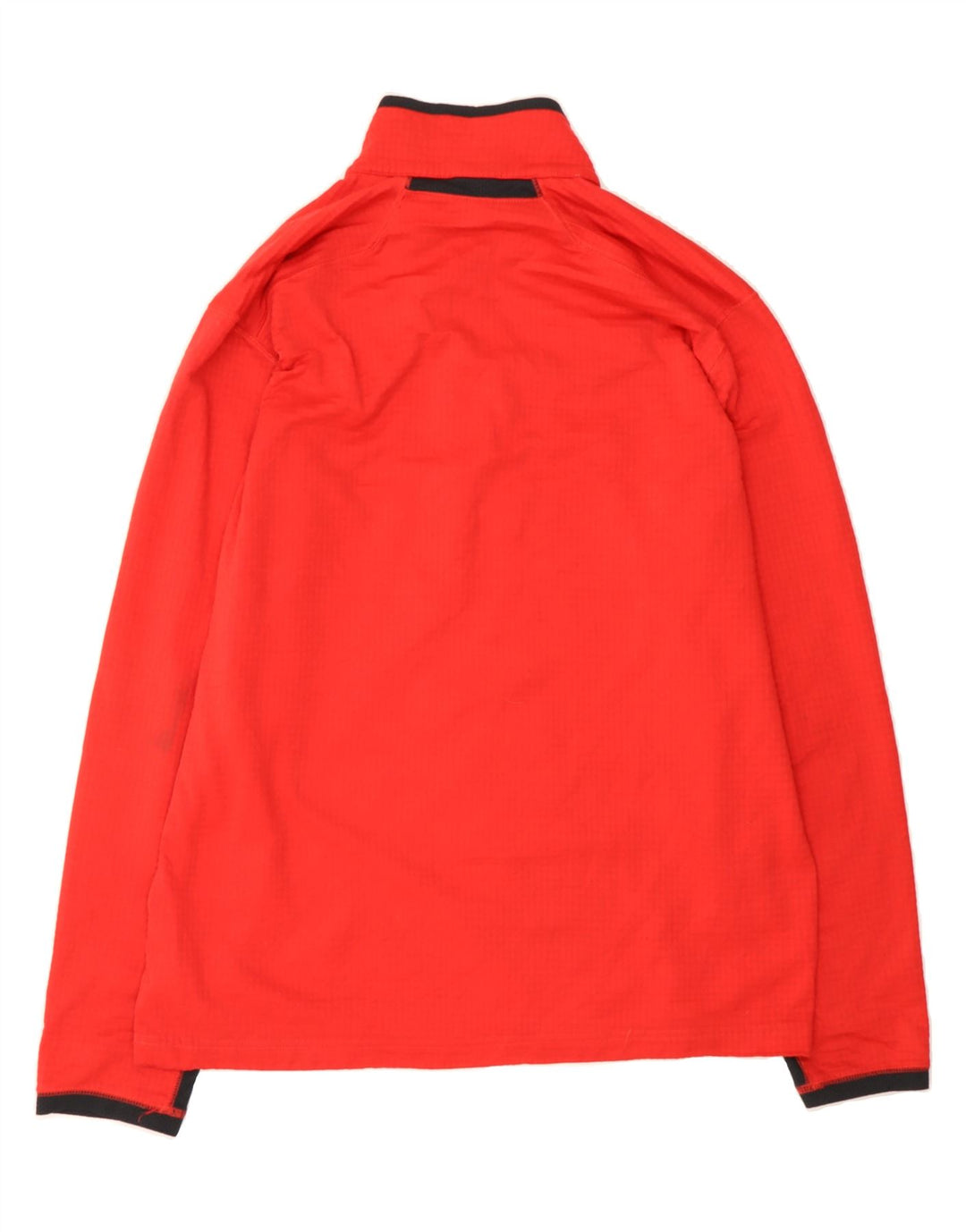 NIKE Mens Dri Fit Zip Neck Pullover Tracksuit Top XL Red Colourblock Vintage Nike and Second-Hand Nike from Messina Hembry 