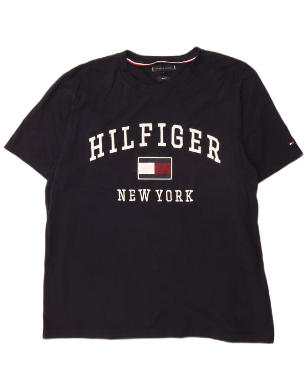 Tommy Hilfiger muška majica kratkih rukava Regular Fit XL tamnoplava