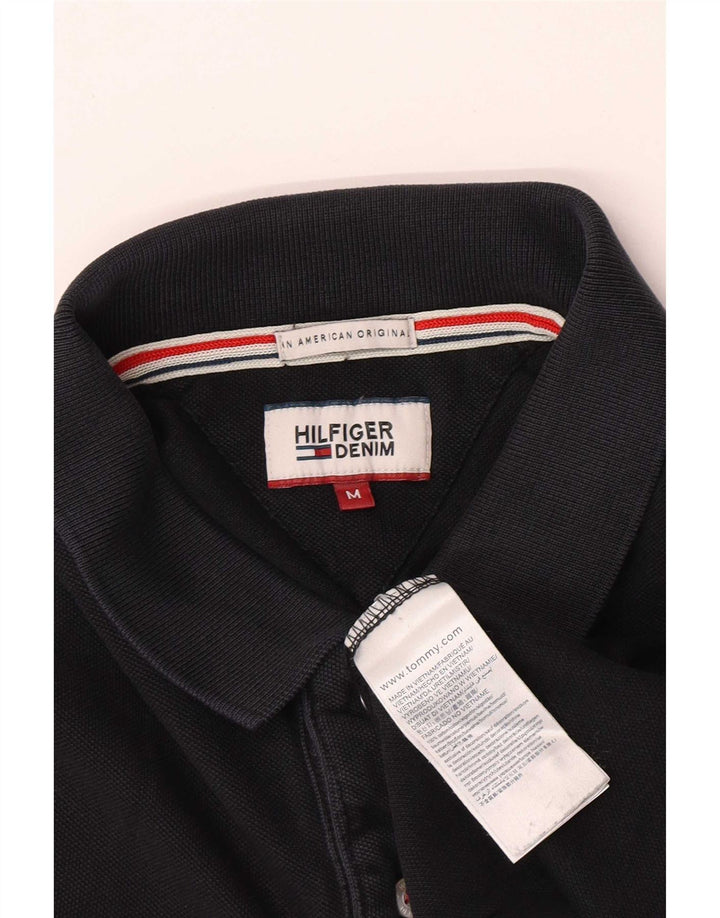 Tommy Hilfiger muška polo majica srednje crne pamučne boje