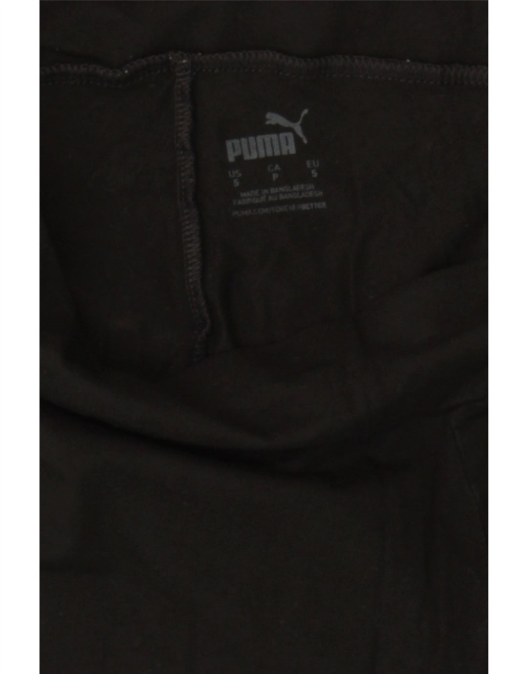 PUMA Womens Graphic Leggings UK 10 Small Black Cotton Vintage Puma and Second-Hand Puma from Messina Hembry 