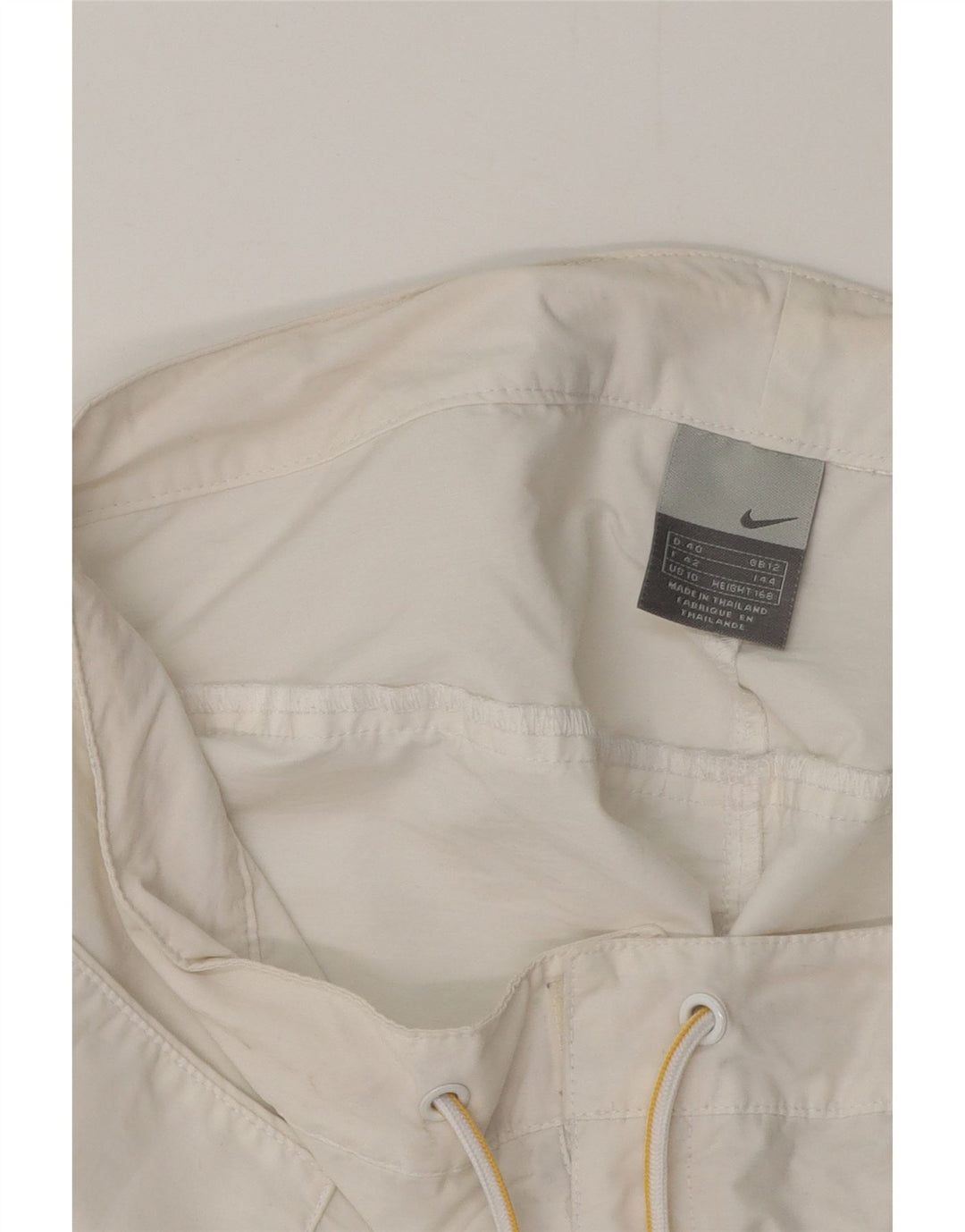 NIKE Ženske ležerne kratke hlače UK 12 srednje W32 bijele