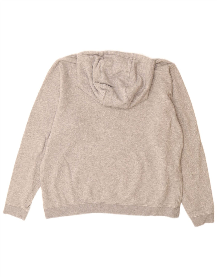 NIKE Muška Moeller majica s kapuljačom, veliki sivi pamuk