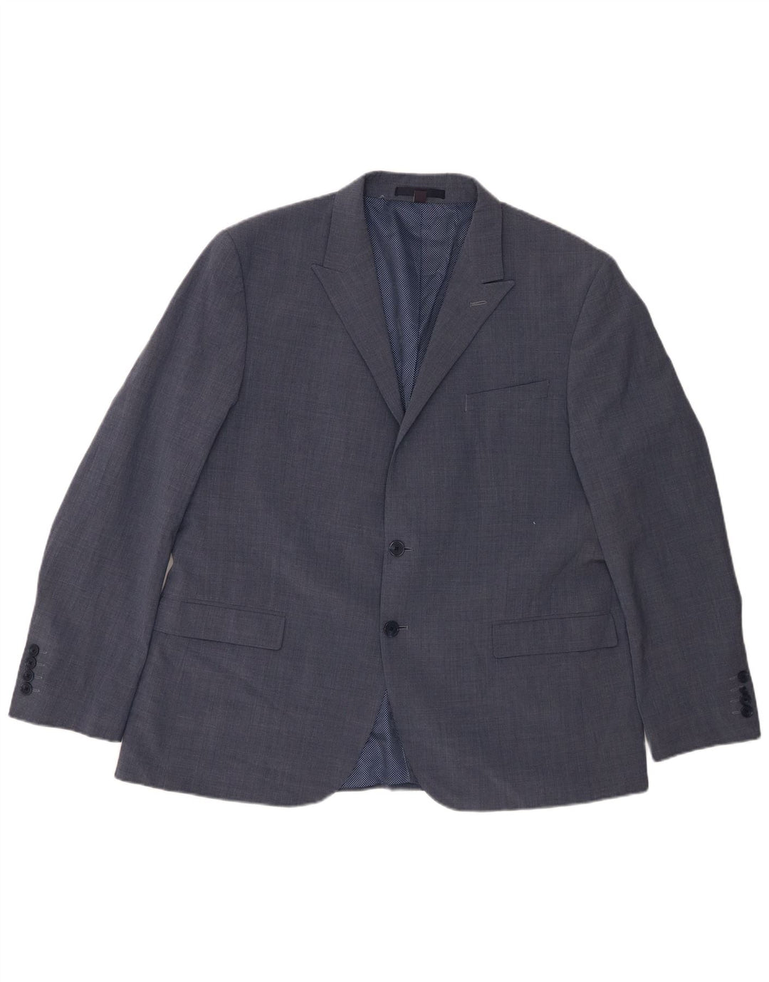 Marks & Spencer muška jakna sa 2 gumba UK 46 3XL plava vuna