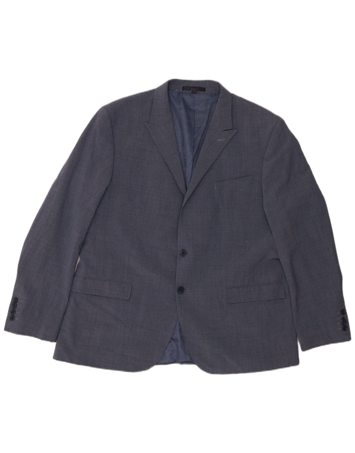 Marks & Spencer muška jakna sa 2 gumba UK 46 3XL plava vuna