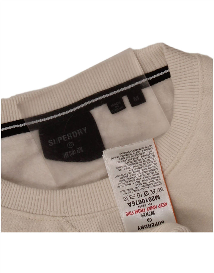 Superdry muška trenirka s grafičkim motivima, srednje bijelog pamuka