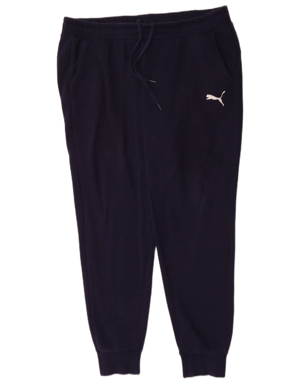 Puma muške trenirke hlače Joggers 2XL tamnoplavi pamuk