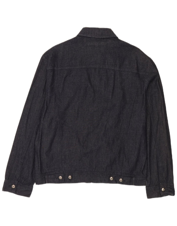 French Connection muška traper bomber jakna UK 40 Large tamnoplavi pamuk