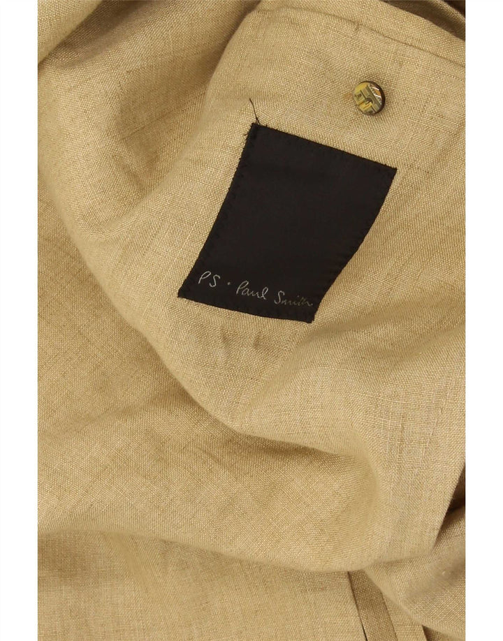 Muška jakna Paul Smith s 3 gumba UK 44 2XL bež lan