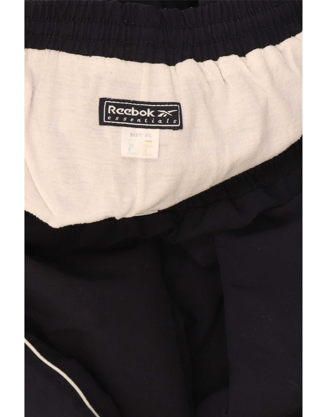 Reebok muške hlače za trenirku XL tamnoplavi poliester