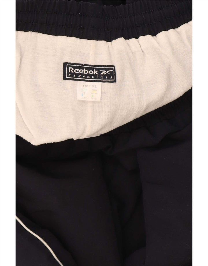 Reebok muške hlače za trenirku XL tamnoplavi poliester