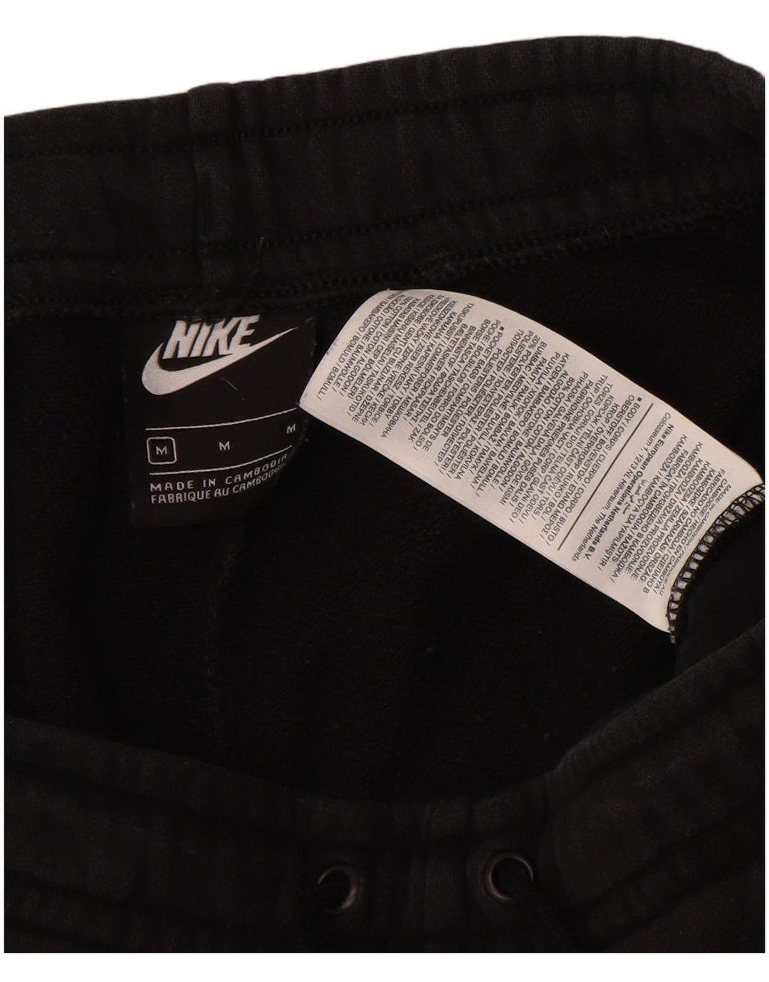 Nike muške trenirke, srednje crne pamučne hlače