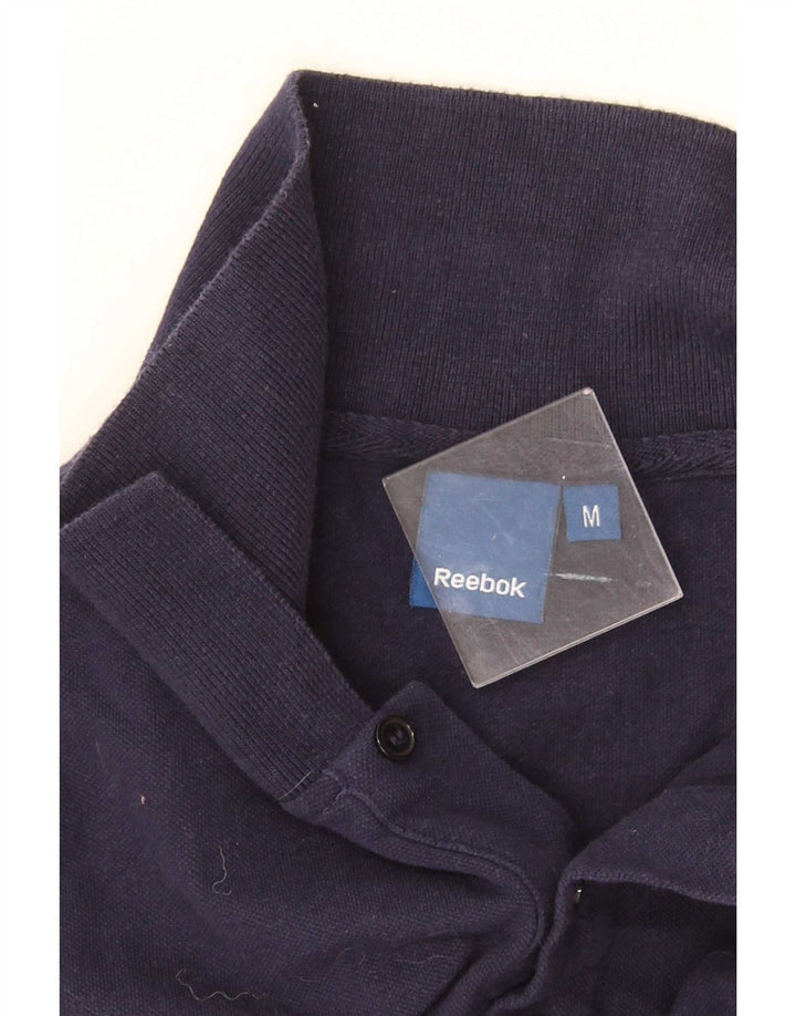 Reebok muška polo majica dugih rukava Srednje tamnoplavi pamuk