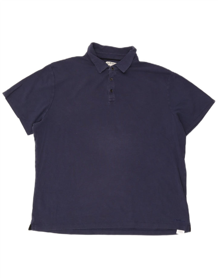 Orvis muška polo majica 2XL tamnoplavi pamuk