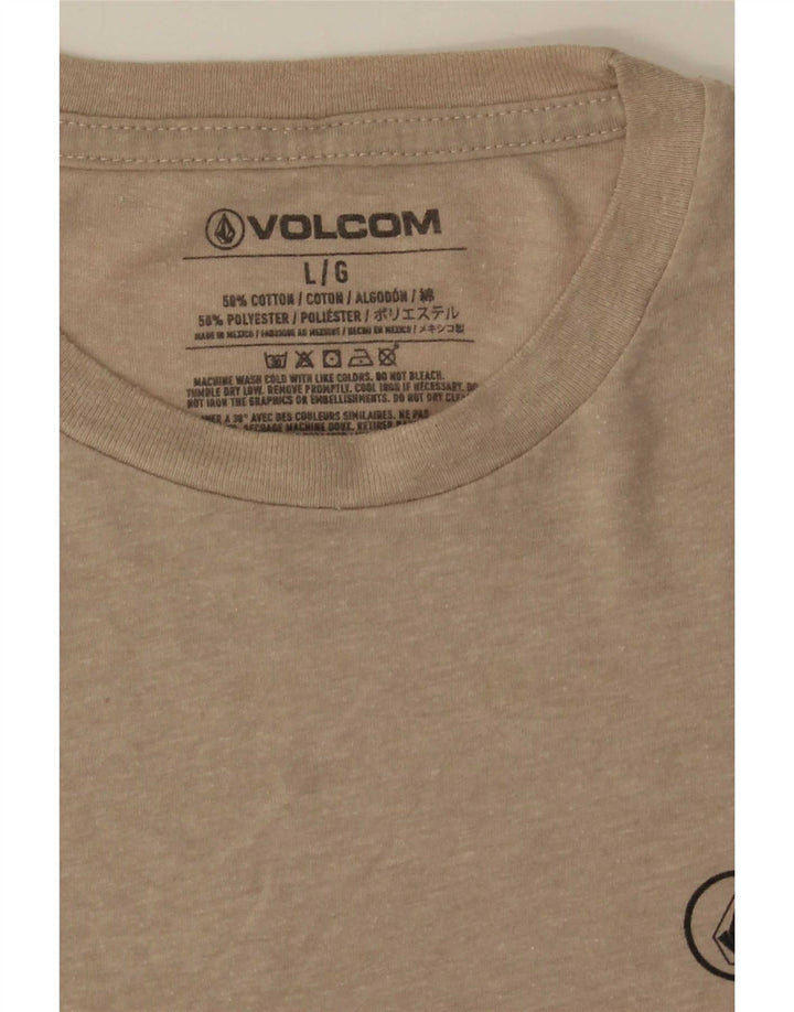 Volcom muška majica kratkih rukava velika, bež pamuk