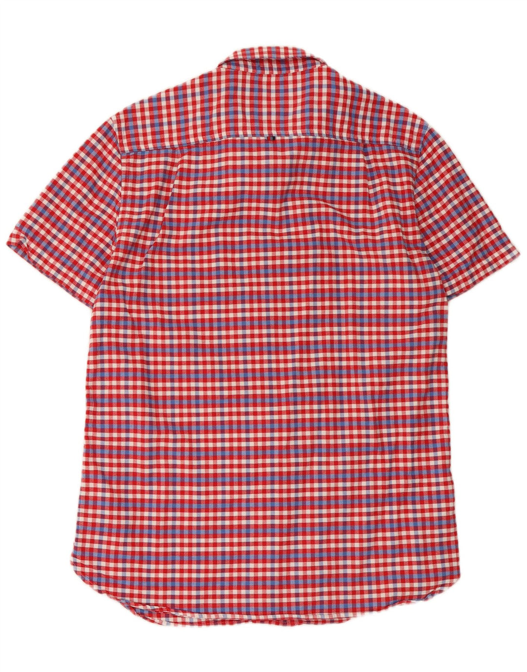 Superdry muška majica kratkih rukava Veliki crveni pamuk od ginghama