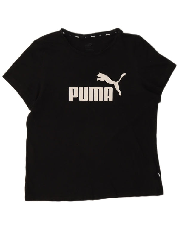 Puma ženska majica kratkih rukava s grafičkim motivima UK 16 Large Black Cotton