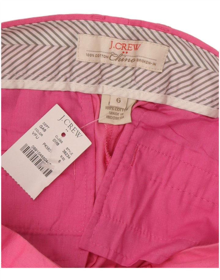 J. CREW Ženske chino kratke hlače US 6 srednje W32, ružičasti pamuk