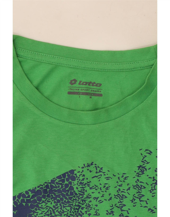 Lotto muška majica s grafičkim motivima, srednje zelena