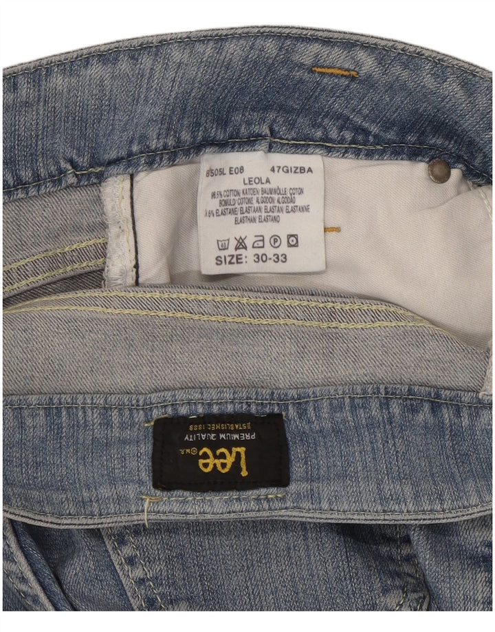 Lee ženske traperice Leola Bootcut W30 L28 plavi pamuk