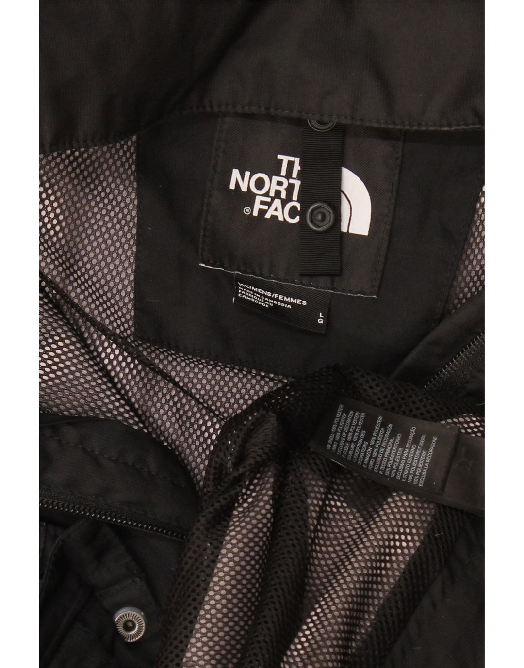 The North Face ženska kišna jakna s kapuljačom Dryvent UK 16 velika crna