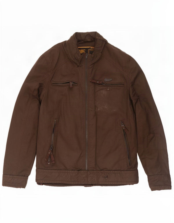 Superdry muška bomber jakna od voštanog pamuka UK 40 Large kaki