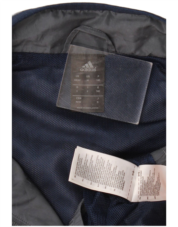 Adidas muška trenirka gornja jakna UK 40/42 poliester srednje sive boje