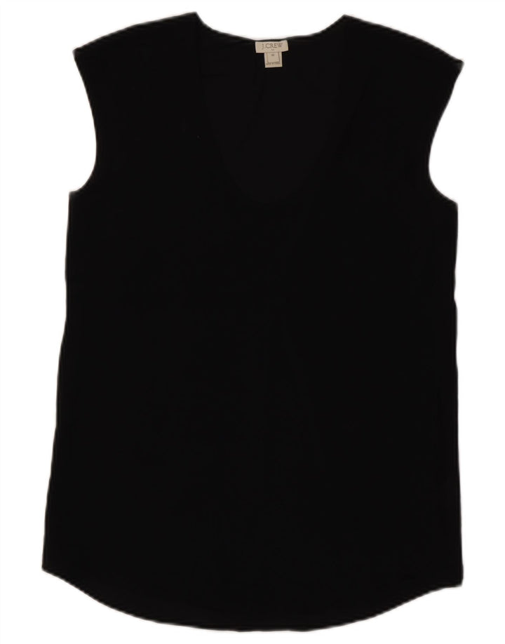 J. CREW Ženski gornji dio bluze bez rukava US 00 2XS crni poliester