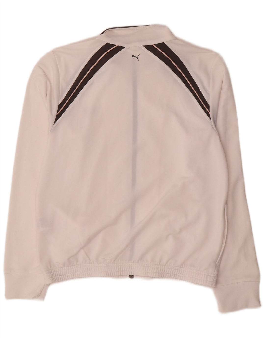 Puma ženska gornja jakna trenirke UK 14 Large White Colourblock poliester