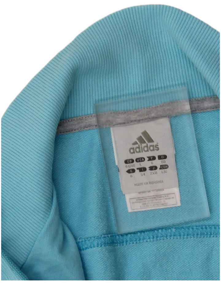ADIDAS Ženska gornja jakna trenirke EU 44/46 Large Blue Cotton