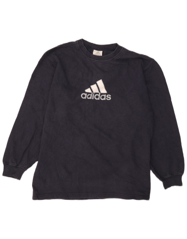 Adidas majica s grafičkim motivima za dječake 15-16 godina tamnoplava