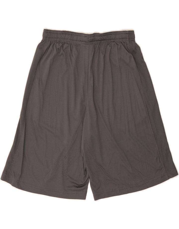 RUSSELL ATHLETIC Mens Graphic Sport Shorts Medium  Grey Polyester Vintage Russell Athletic and Second-Hand Russell Athletic from Messina Hembry 