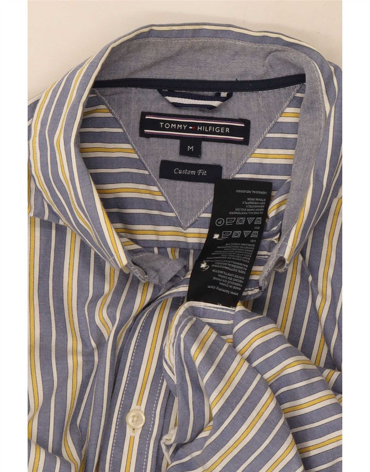 Tommy Hilfiger muška košulja prilagođenog kroja, pamuk na srednje plave pruge